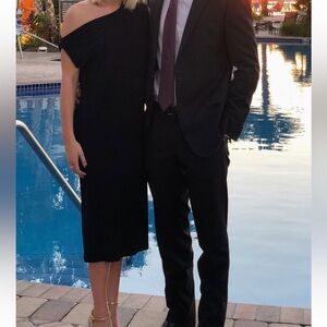 Norma Kamali Elegant Black Suit